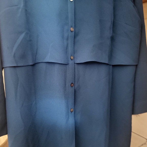 J.Jill Blue Blouse - Picture 2 of 12